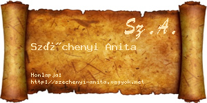 Széchenyi Anita névjegykártya